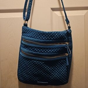 Vera Bradley Triple Zip Hipster crossbody bag